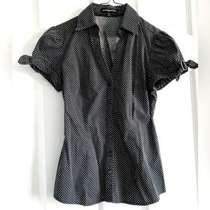 Express polka dot women blouse XS